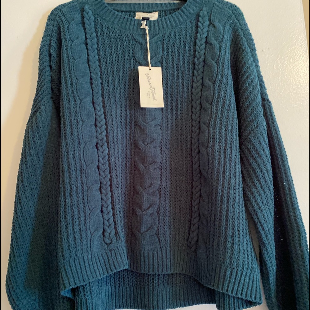 Women's Crewneck Textured Pullover Sweater